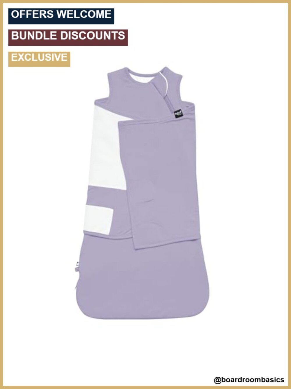 Kyte Baby Sleep Bag Swaddler Dual Zipper Removable Band Bamboo Rayon Newborn